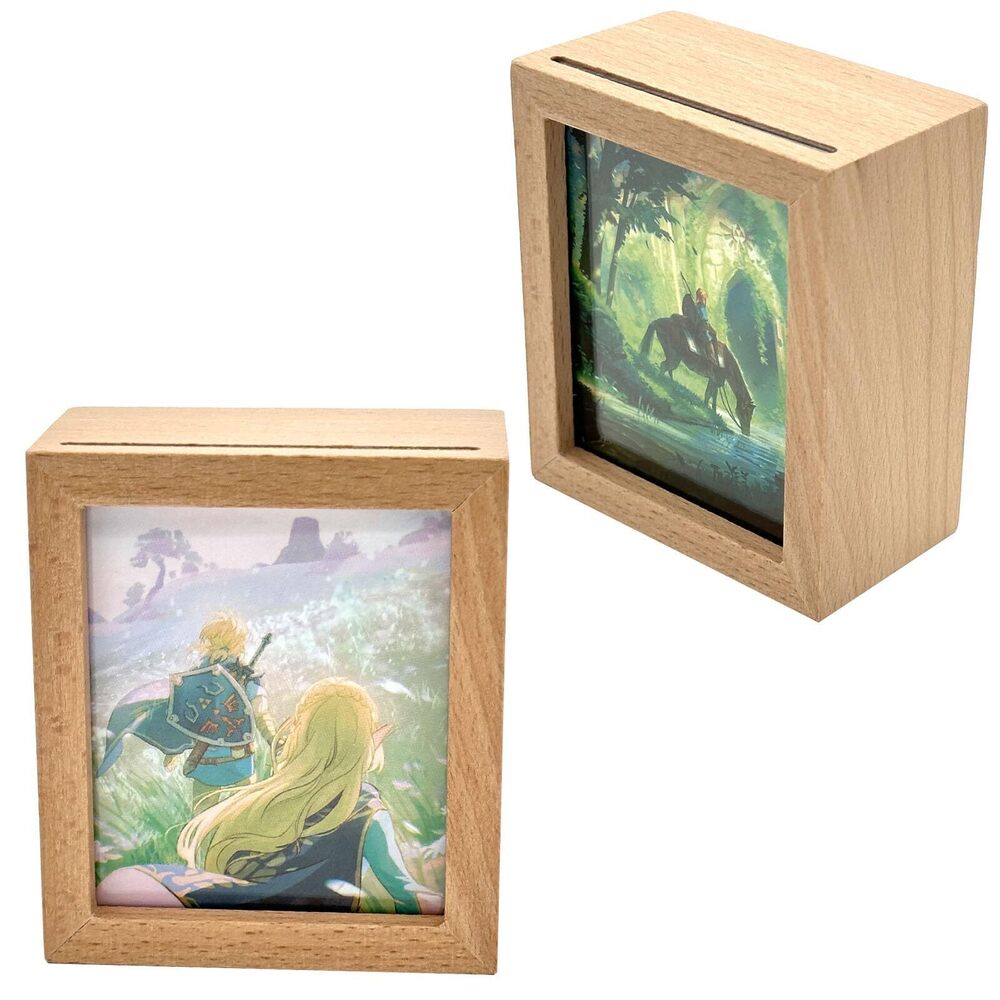 9134 The Legend of Zelda Wind Up Music Box, Solid Wood Mini Photo Frame